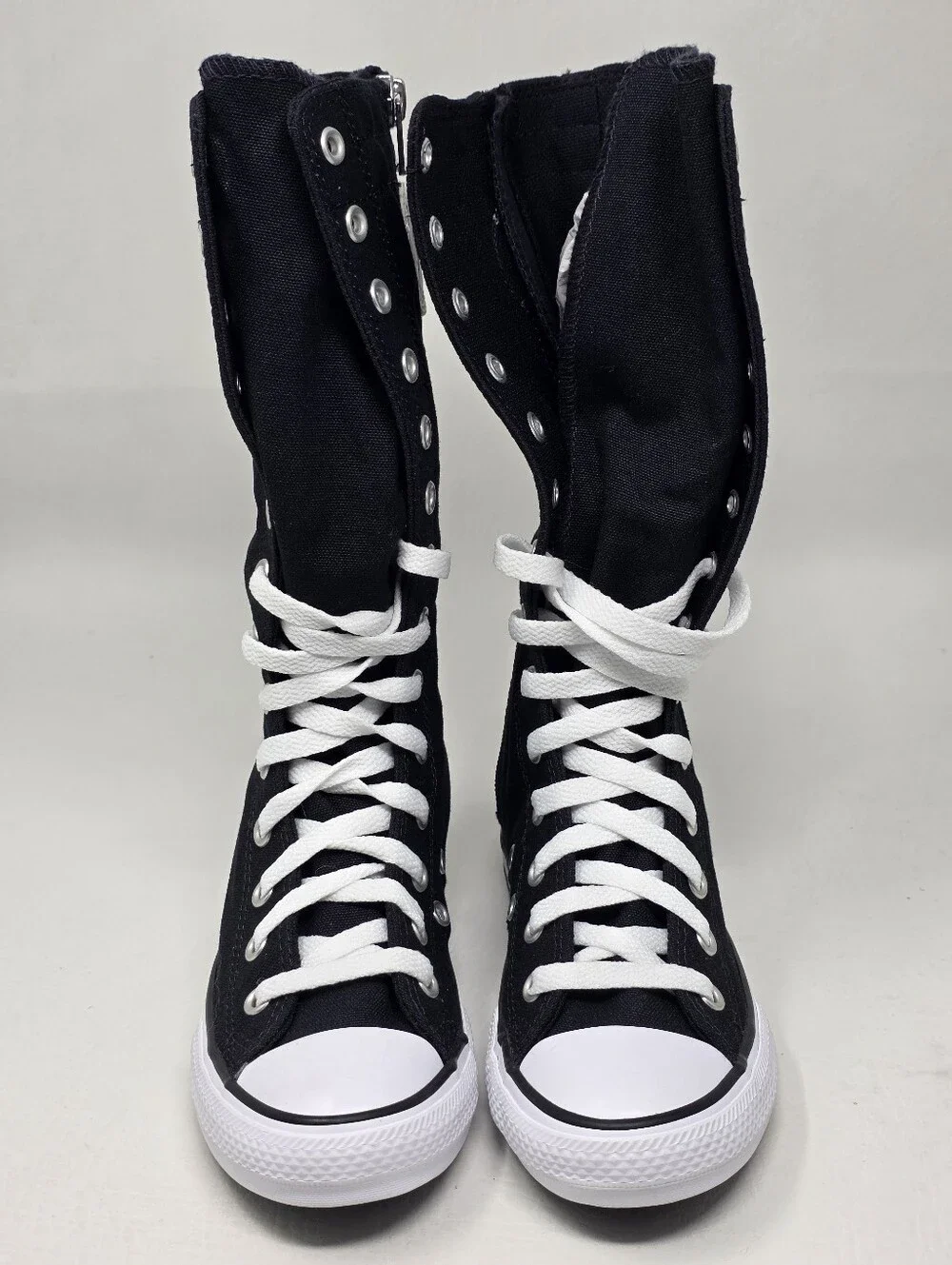 Converse Youth Size 13 Chuck Taylor All Star XX-Hi Sneaker Shoes Black White New